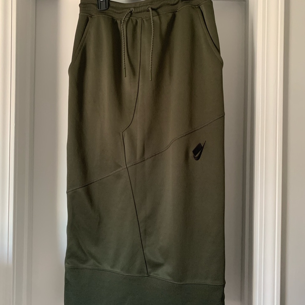 Nike Army Green Maxi Skirt